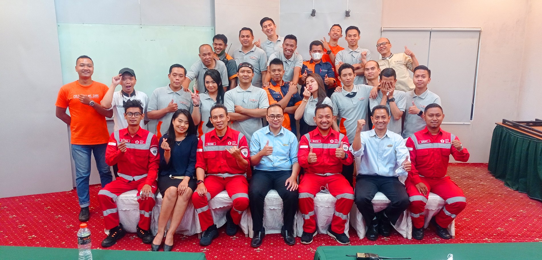 first aid pelatihan diklat PMI PMR KSR relawan jambi korps Red Cross Indonesia website